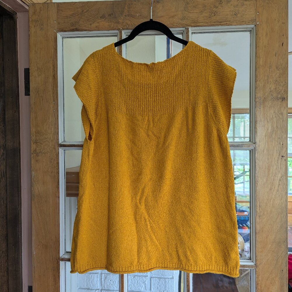 Madewell Marin Sweater Tee Hayfield orange Size XL - Picture 2 of 13